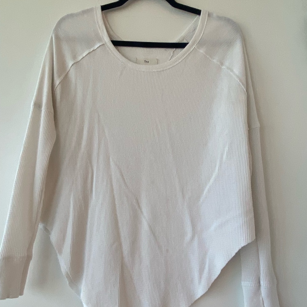 TNA White Long Sleeve Tee